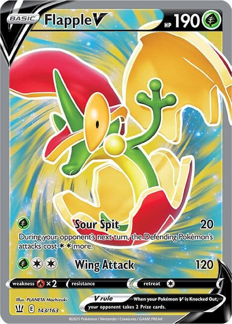 Flapple V Full Art Basic