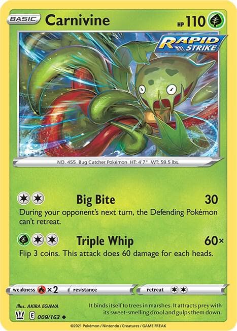 Carnivine Basic · Rapid Strike