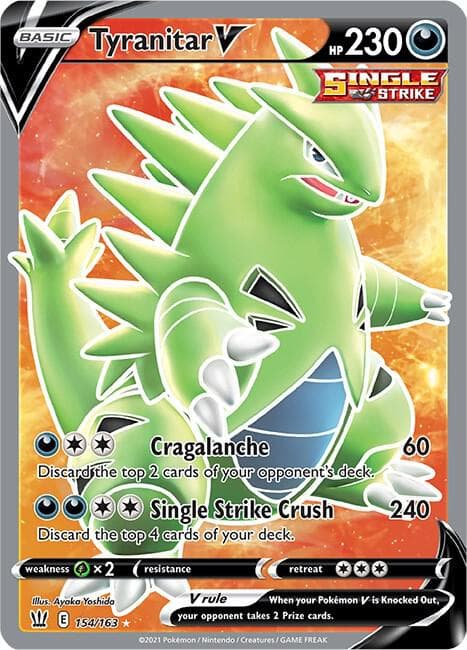 Tyranitar V Full Art Basic