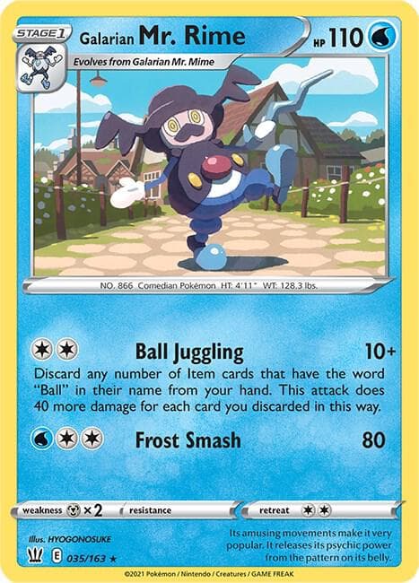 Galarian Mr. Rime Stage 1