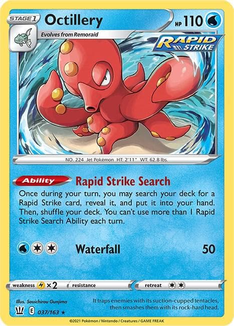 Octillery Stage 1 · Rapid Strike