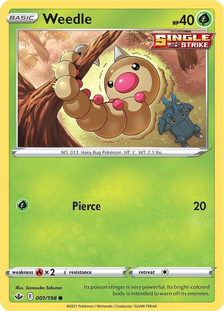 Weedle Basic · Single Strike