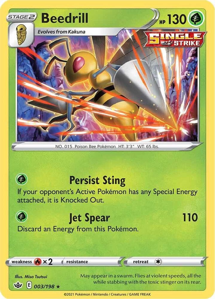 Beedrill Stage 2 · Single Strike