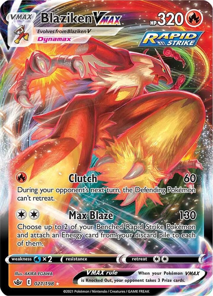 Blaziken VMAX VMAX · Rapid Strike
