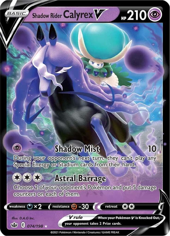 Shadow Rider Calyrex V Basic · V