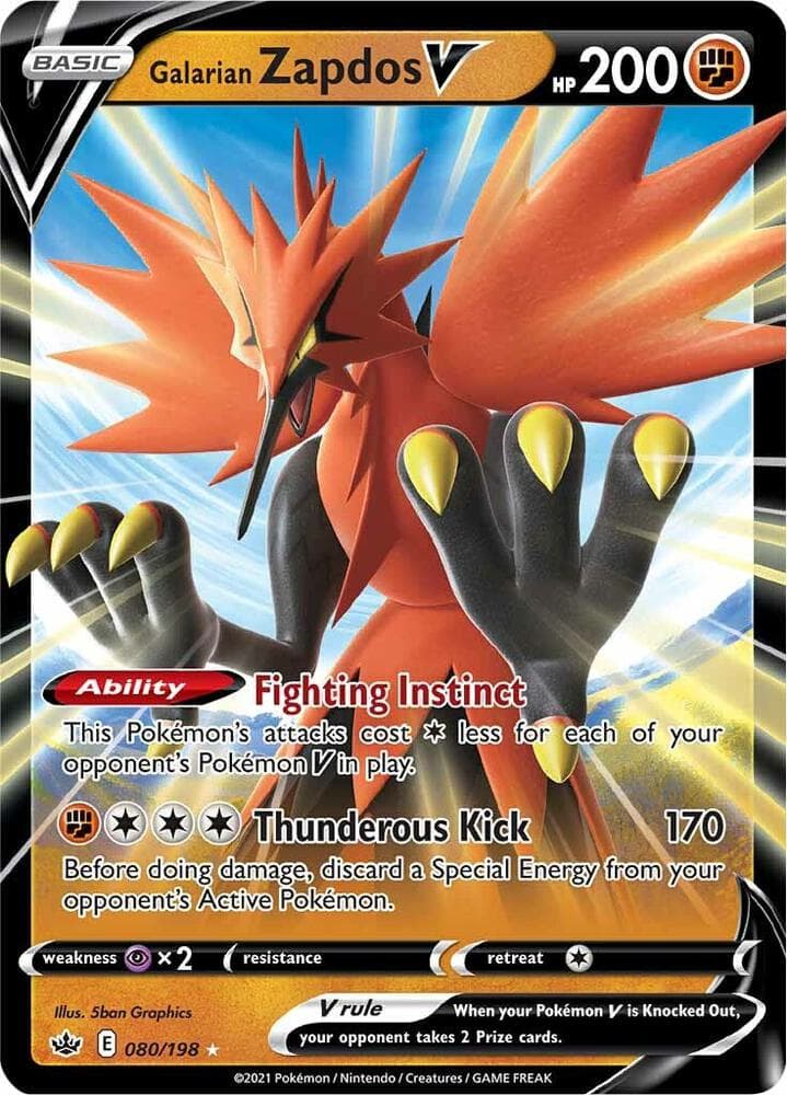Galarian Zapdos V Basic · V