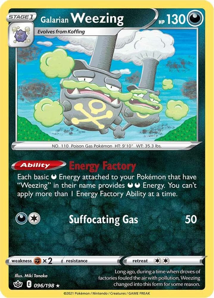Galarian Weezing Stage 1
