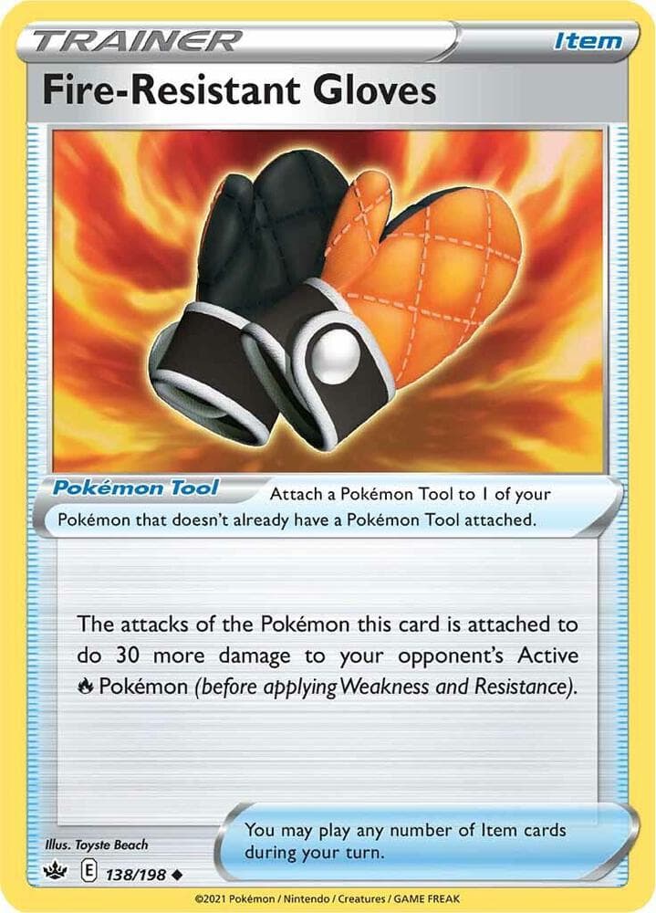 Fire Resistant Gloves Pokémon Tool