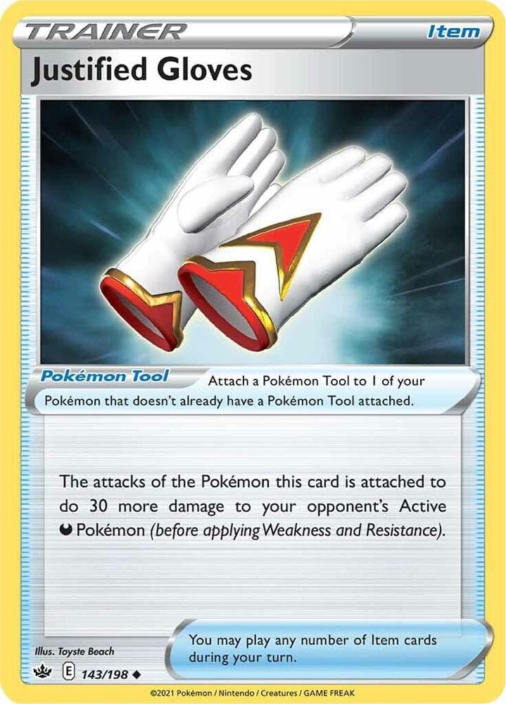 Justified Gloves Pokémon Tool