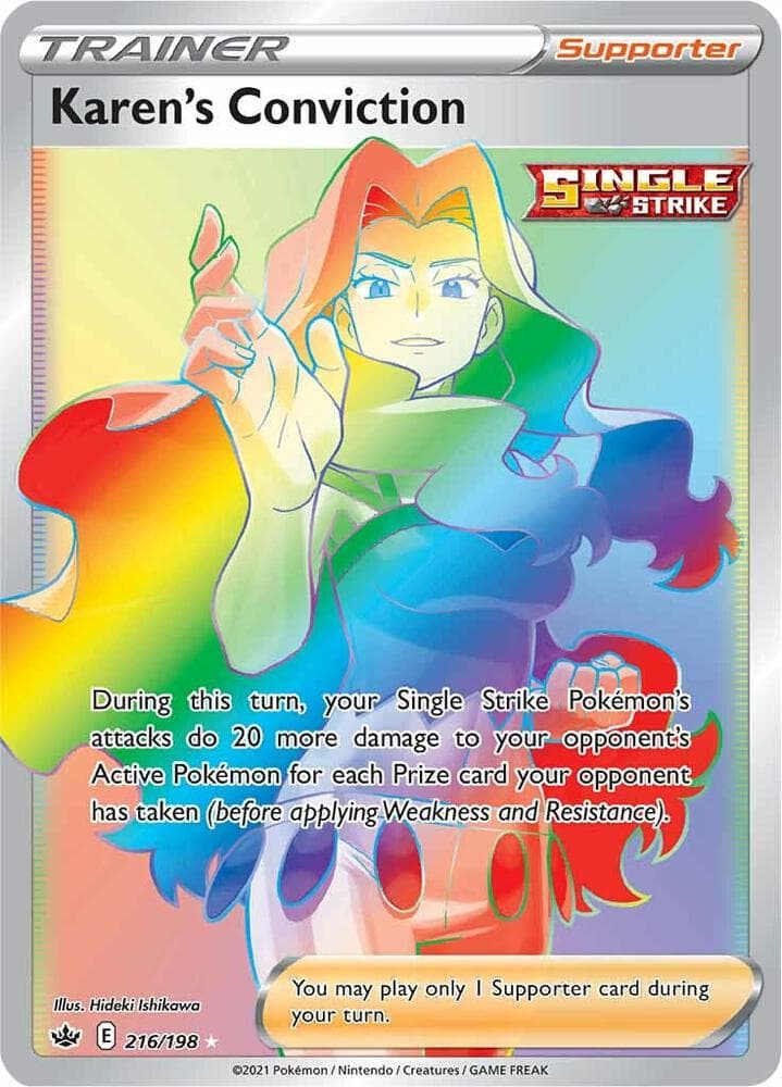 Karens Conviction Secret Supporter · Single Strike