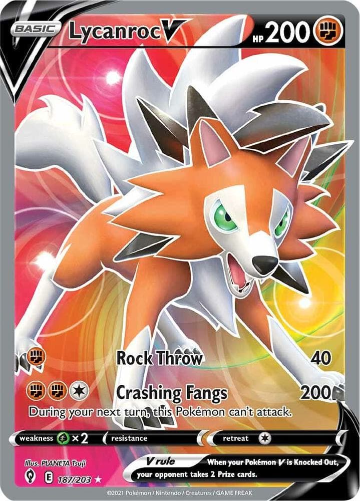 Lycanroc V Full Art Basic