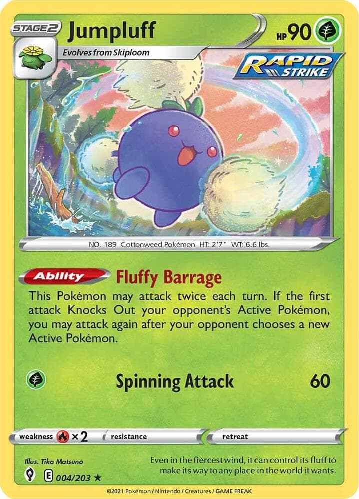 Jumpluff Stage 2 · Rapid Strike