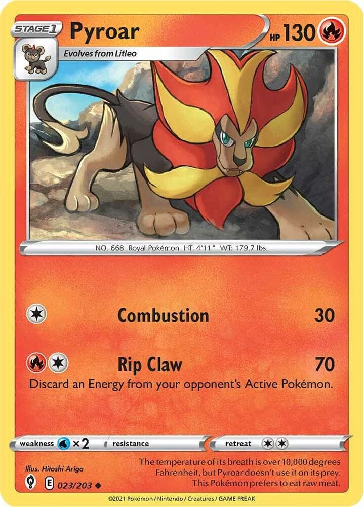 Pyroar Stage 1