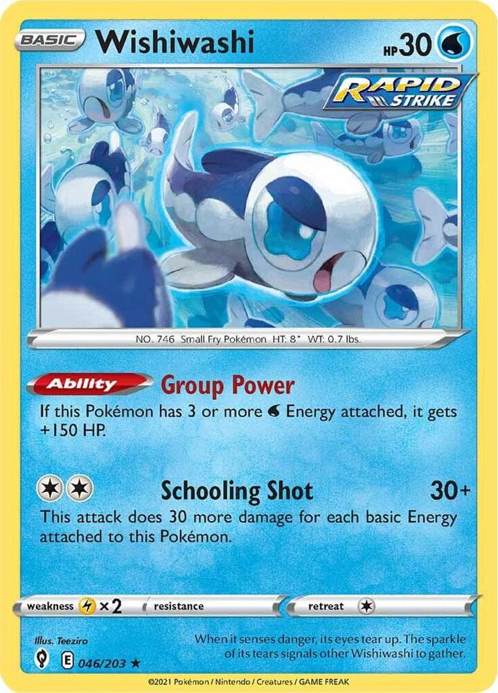 Wishiwashi Basic · Rapid Strike