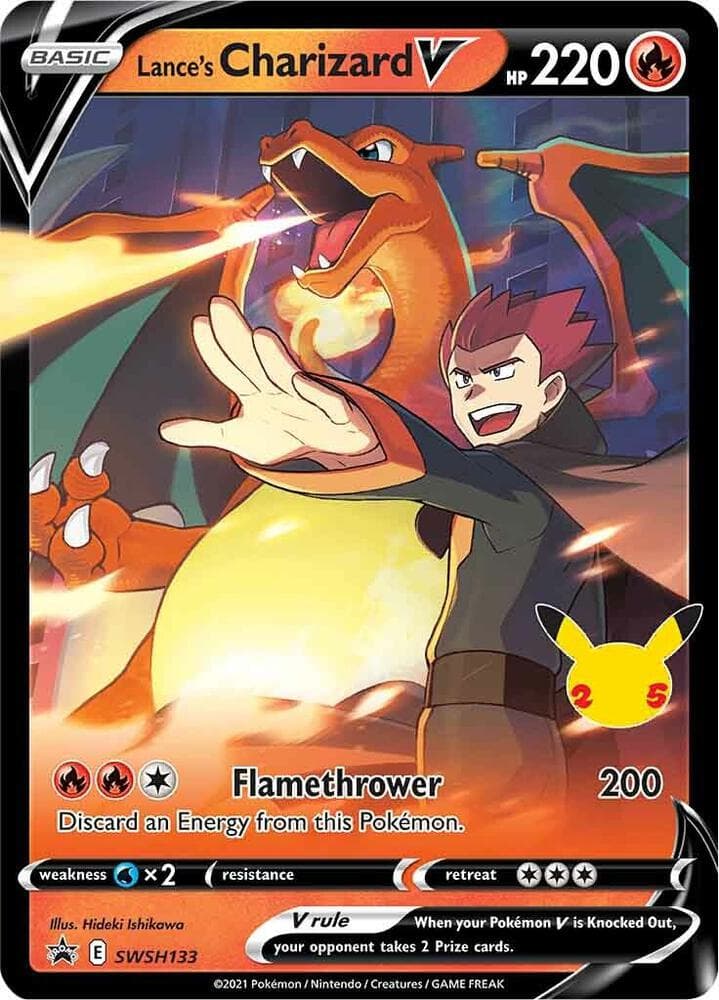 Lances Charizard V SWSH133 Basic