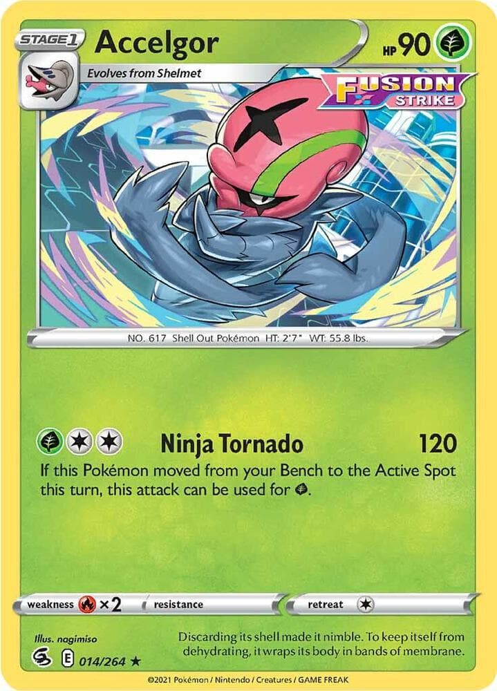 Accelgor Stage 1 · Fusion Strike