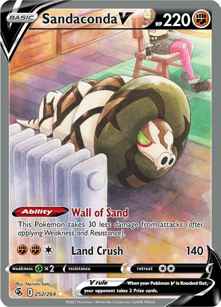 Sandaconda V Alternate Full Art Basic