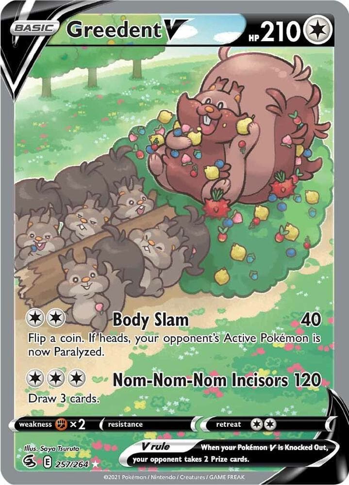 Greedent V Alternate Full Art Basic