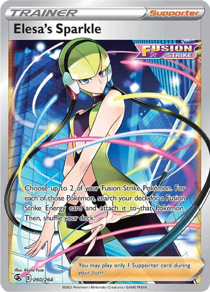 Elesas Sparkle Full Art Supporter · Fusion Strike