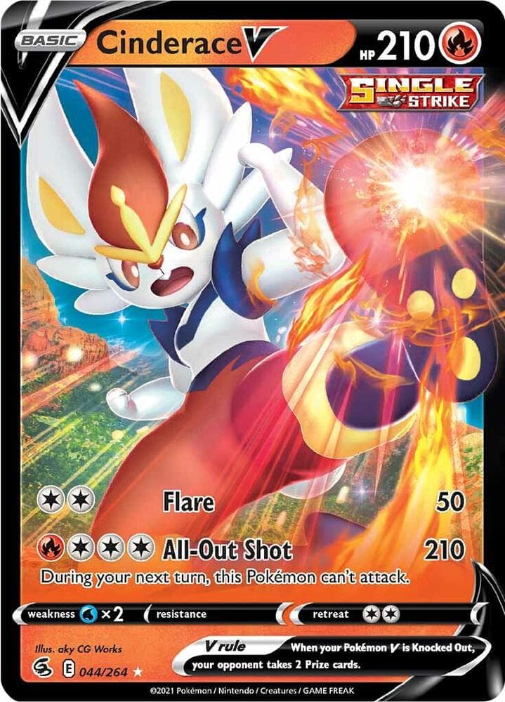 Cinderace V Basic · V · Single Strike