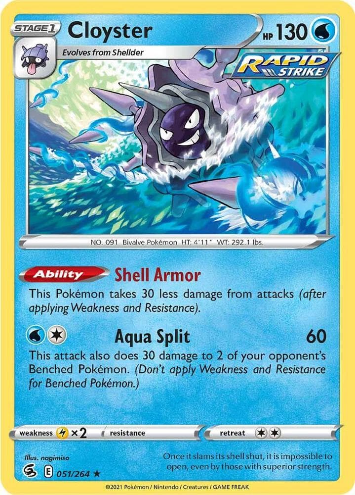 Cloyster Stage 1 · Rapid Strike