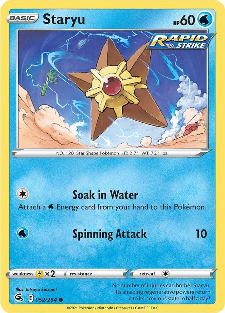 Staryu Basic · Rapid Strike