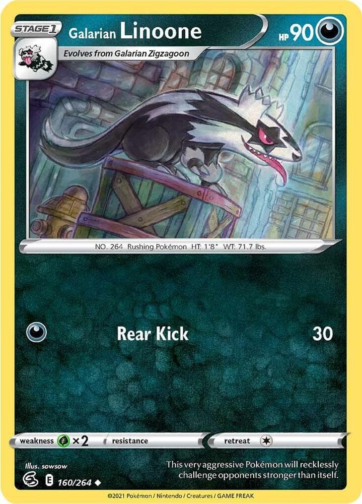 Galarian Linoone Stage 1