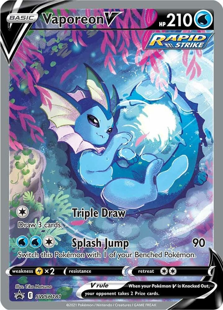 Vaporeon V SWSH181 Basic