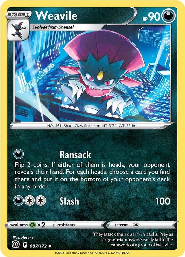 Weavile Stage 1