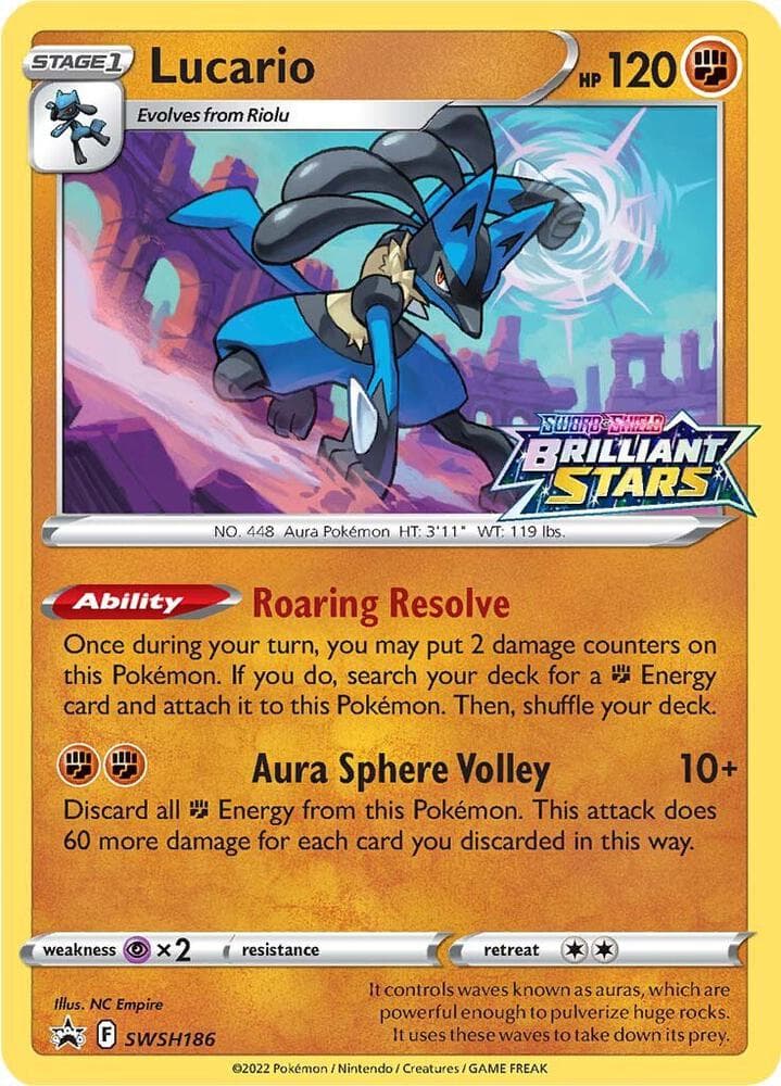 Lucario SWSH186 Stage 1