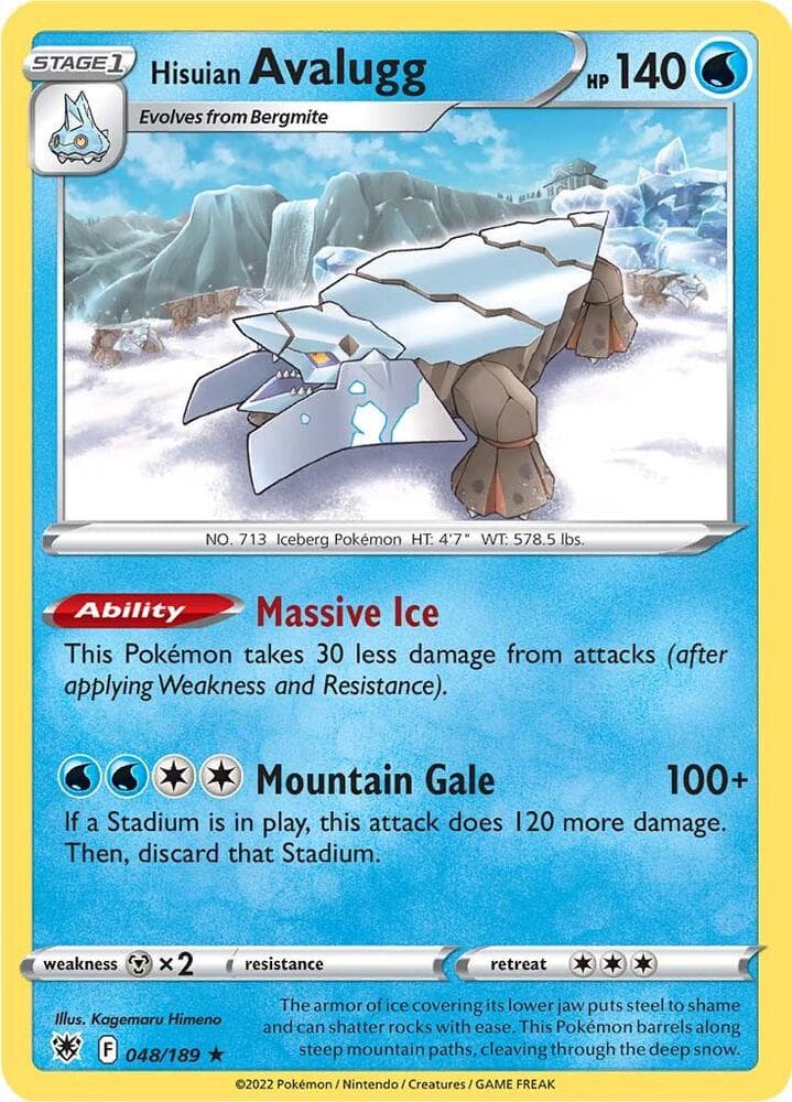 Hisuian Avalugg Stage 1