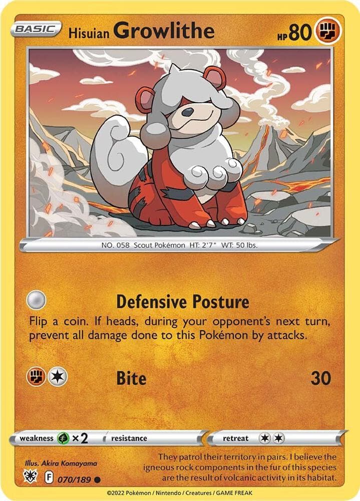 Hisuian Growlithe Basic
