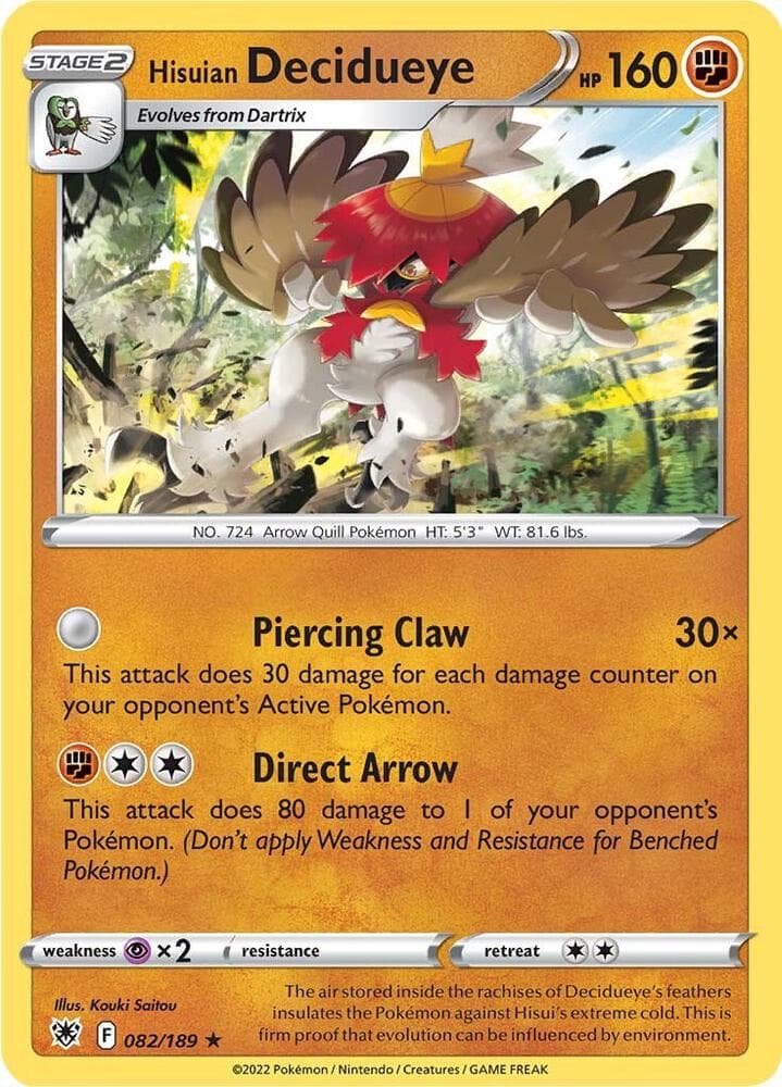 Hisuian Decidueye Stage 2