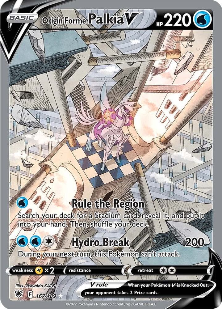 Origin Forme Palkia V Alternate Full Art Basic