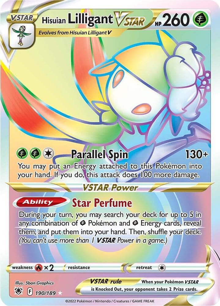 Hisuian Lilligant VSTAR Secret VSTAR