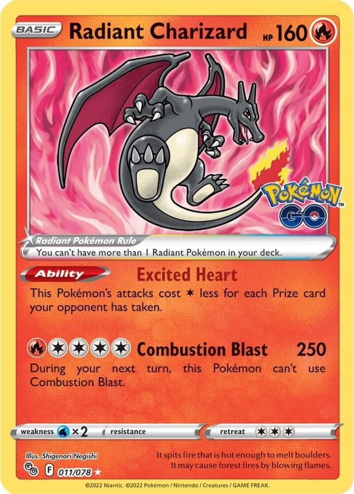 Radiant Charizard Basic · Radiant