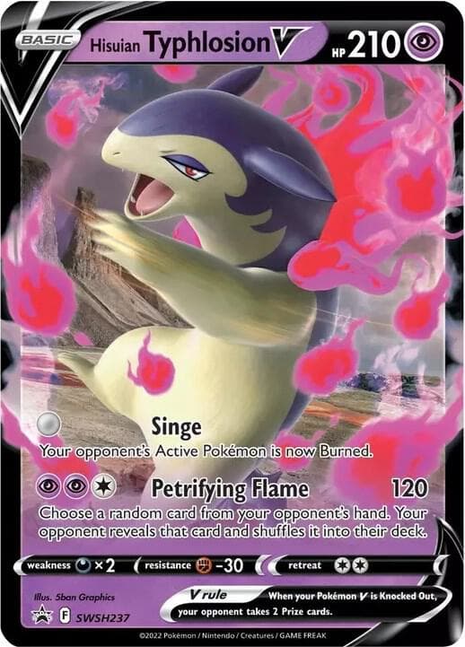 Hisuian Typhlosion V SWSH237 Basic