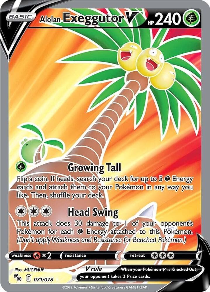 Alolan Exeggutor V Basic · V