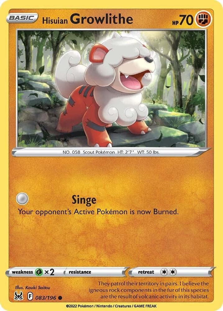 Hisuian Growlithe Basic