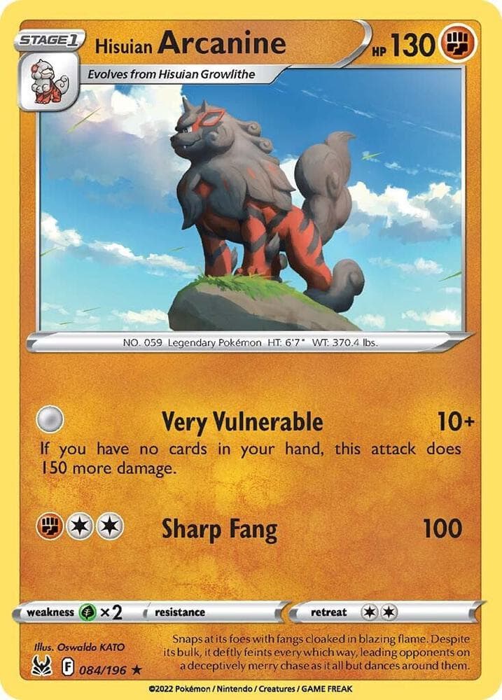 Hisuian Arcanine Stage 1