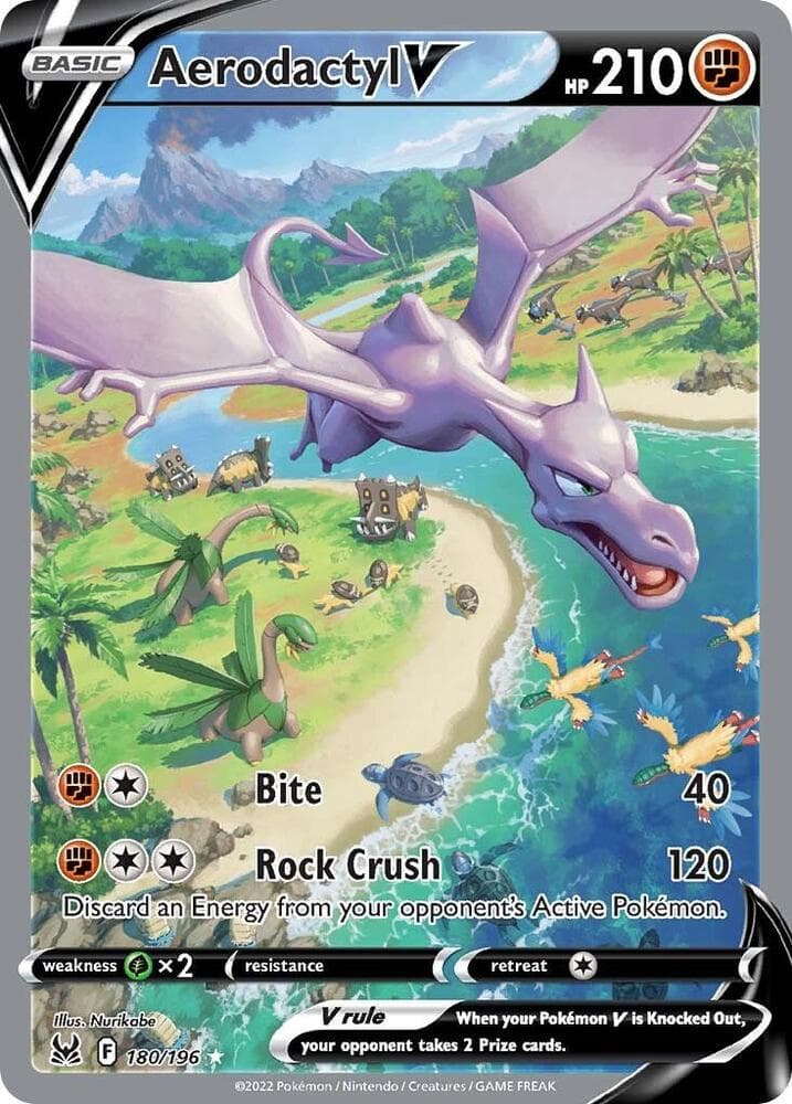 Aerodactyl V Alternate Full Art Basic