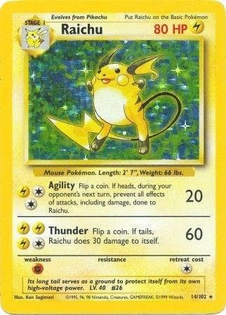 Raichu Stage 1