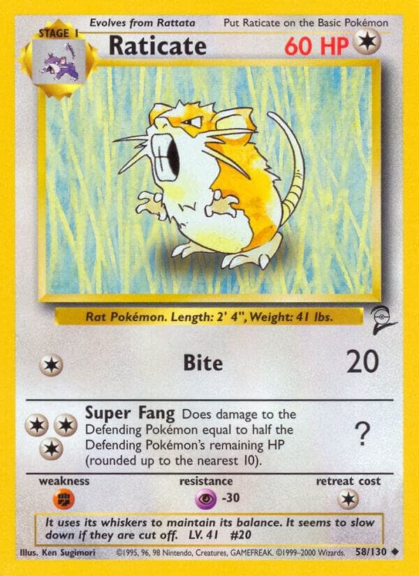 Raticate Stage 1