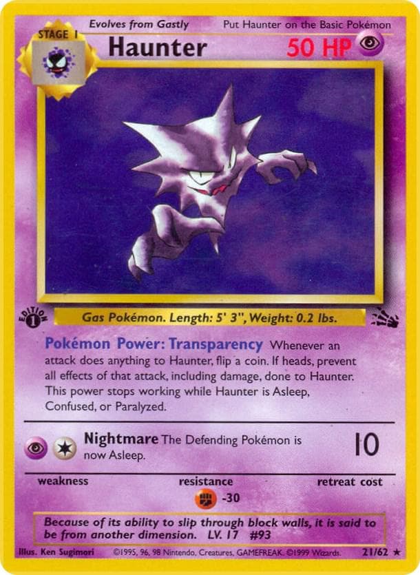 Haunter 21 Stage 1