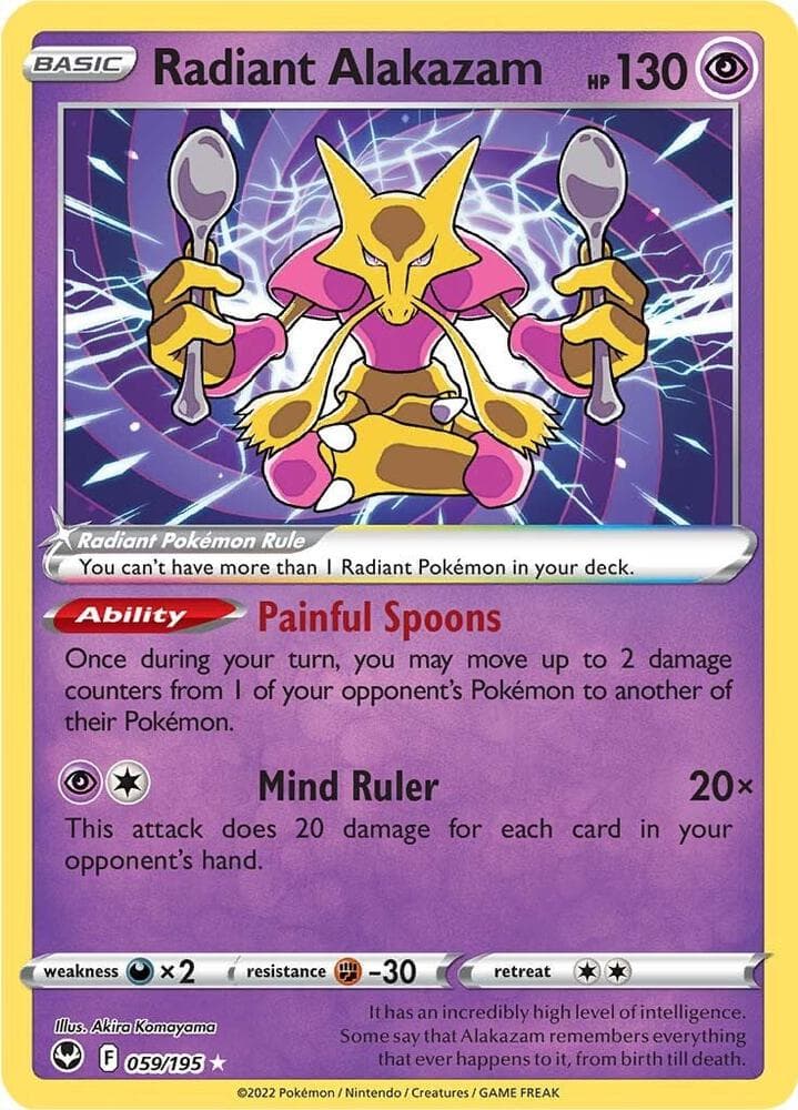 Radiant Alakazam Basic · Radiant