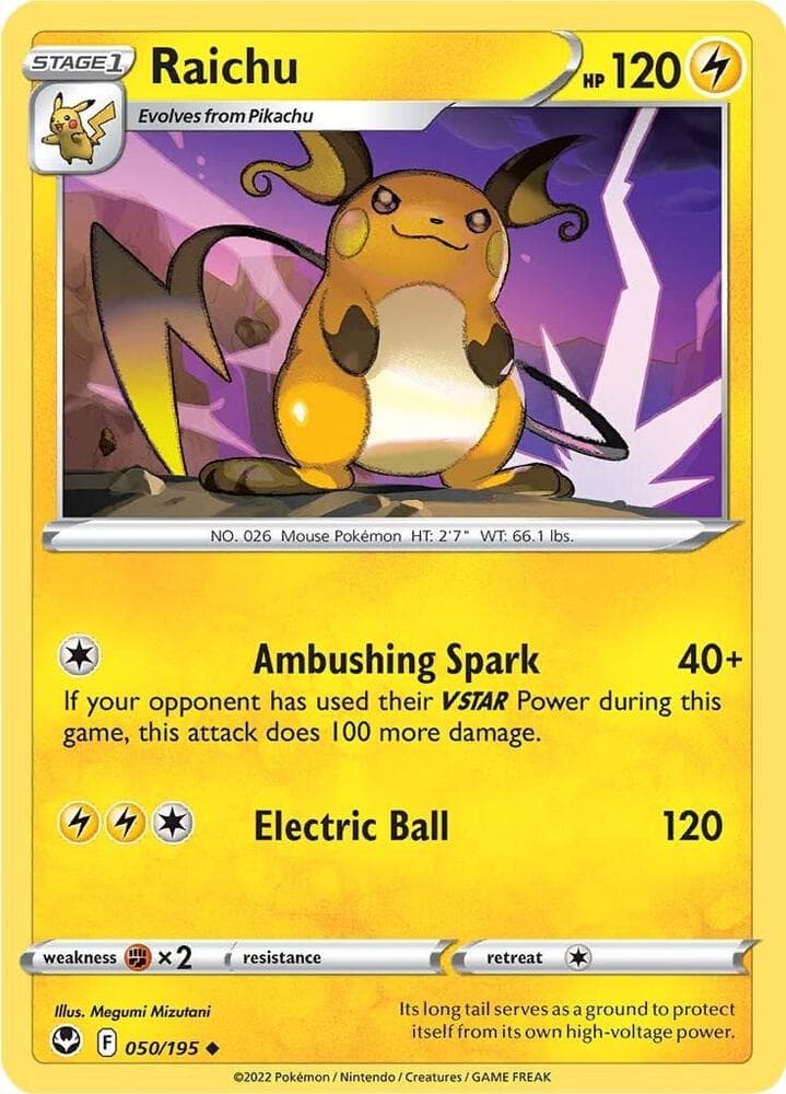 Raichu Stage 1