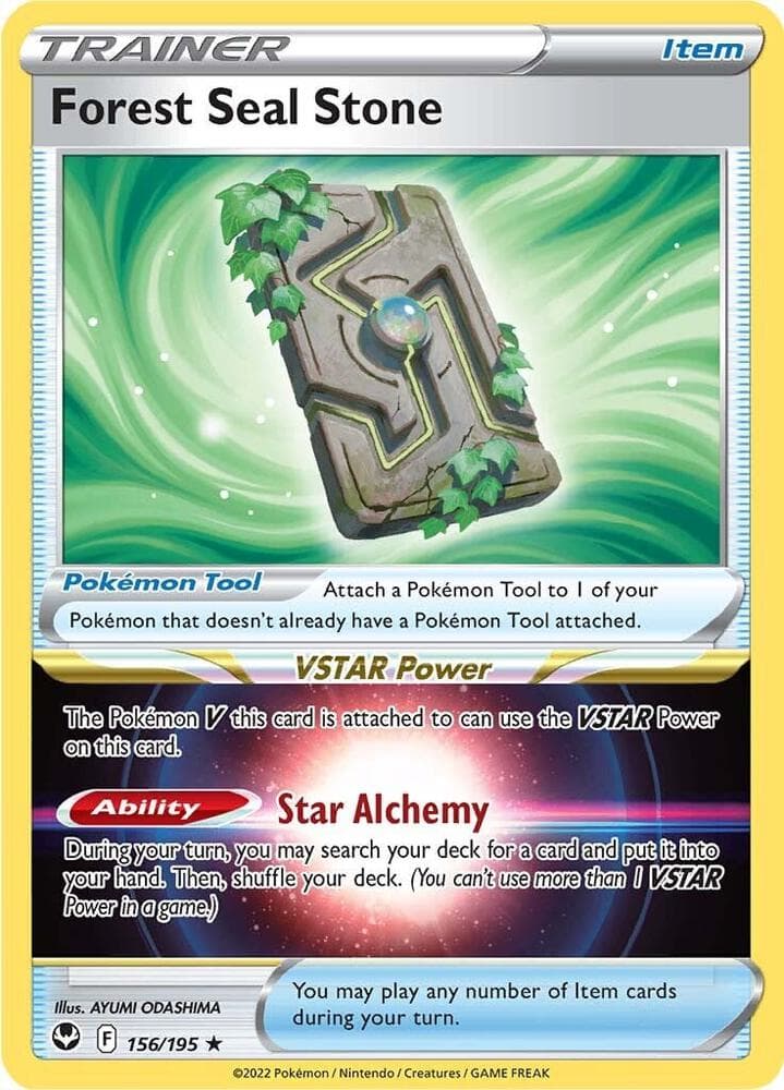 Forest Seal Stone Item · Pokémon Tool