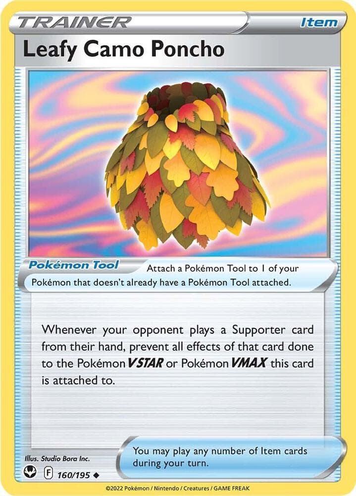 Leafy Camo Poncho Item · Pokémon Tool