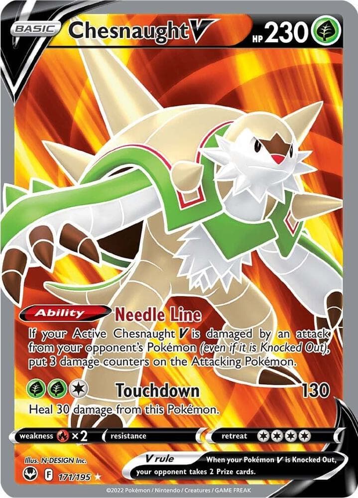 Chesnaught V Full Art Basic