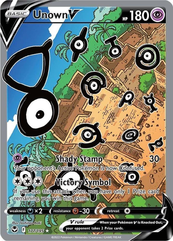 Unown V Alternate Full Art Basic